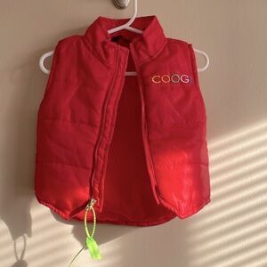 ‎COOGI baby’s red vest 3-6 months
